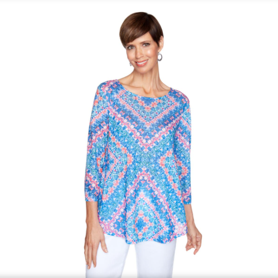 BLUSA SUBLIME SUBLIMATION 20 CAPRI MULTICOLOR RUBY RD