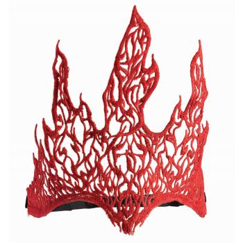RED LACE FLAME CROWN
