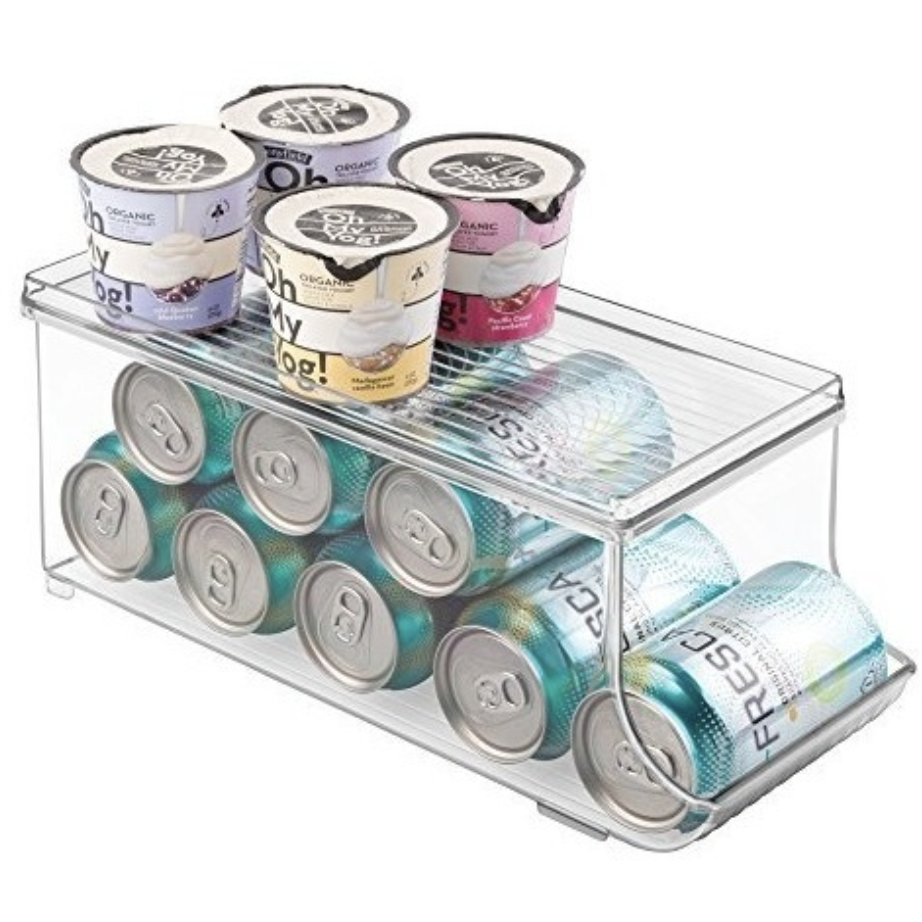 Soporte de latas de refresco con tablilla