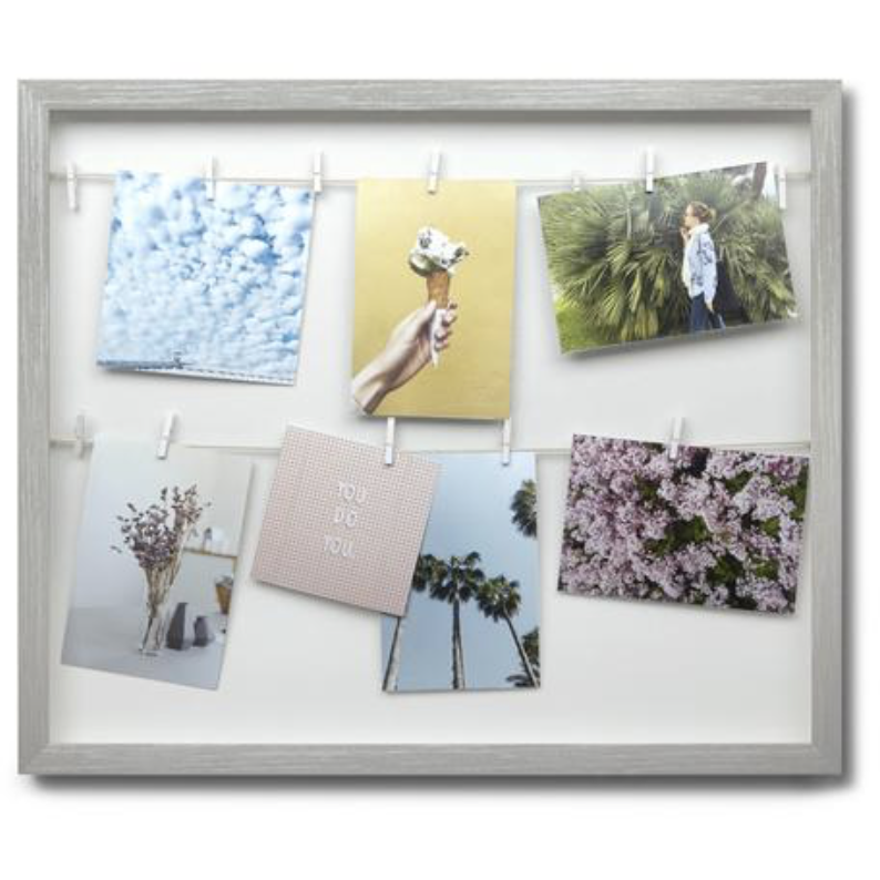 CLOTHESLINE PHOTO FRAME IN 3 COLORS