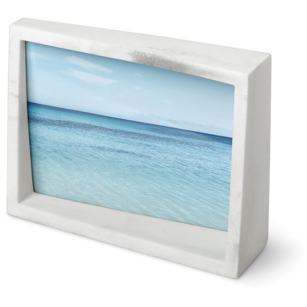 Edge White Marble Photo Frame available in 2 sizes