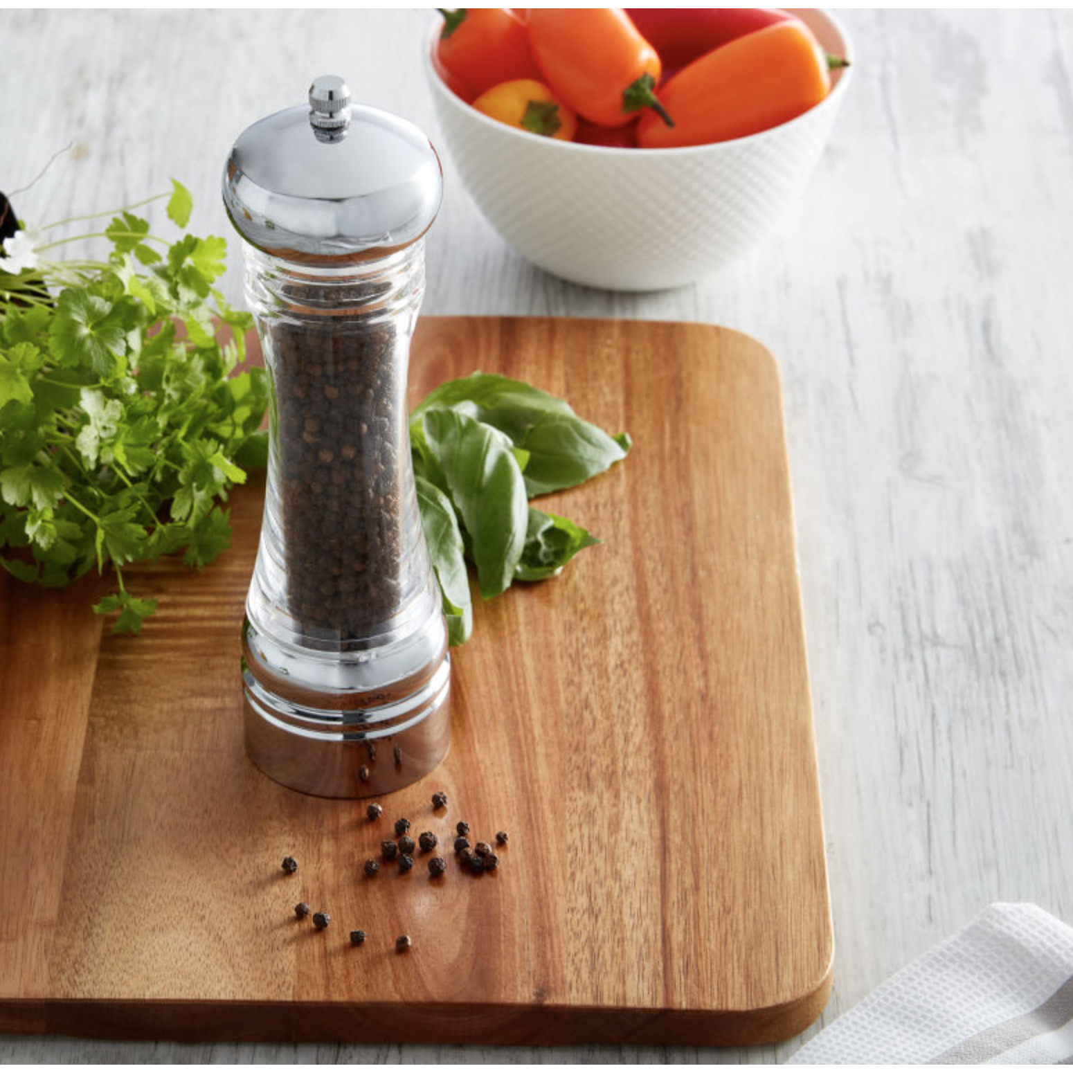 PEPPER GRINDER SILVER