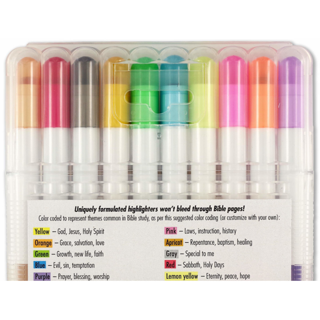 10 BIBLE HIGHLIGHTERS