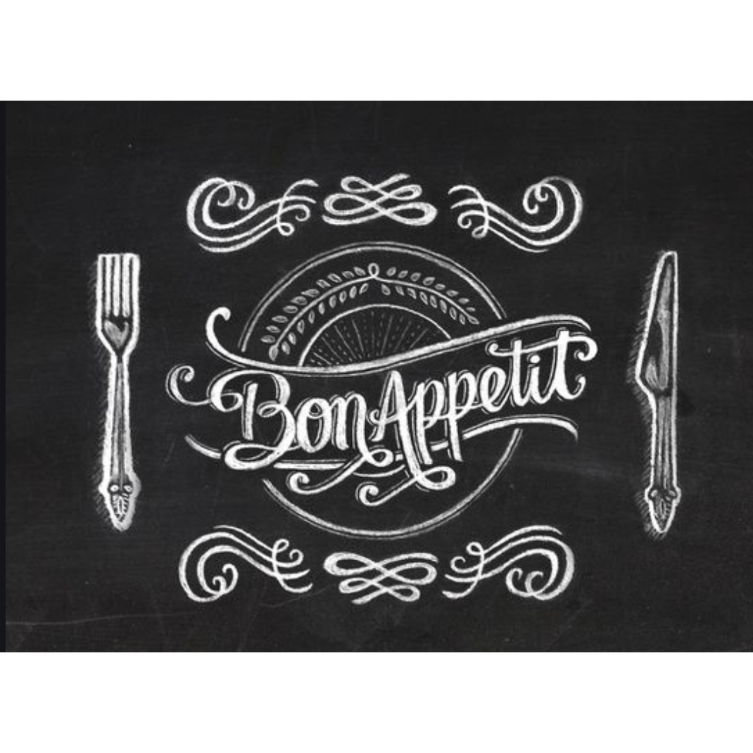 Chalkboard Paper Placemats