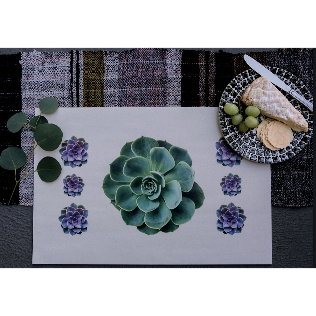 Hello Flower Paper Placemats