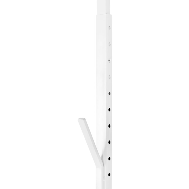 White Adjustable OTD Hook  12" x 4" x 14.5"-24.5"H