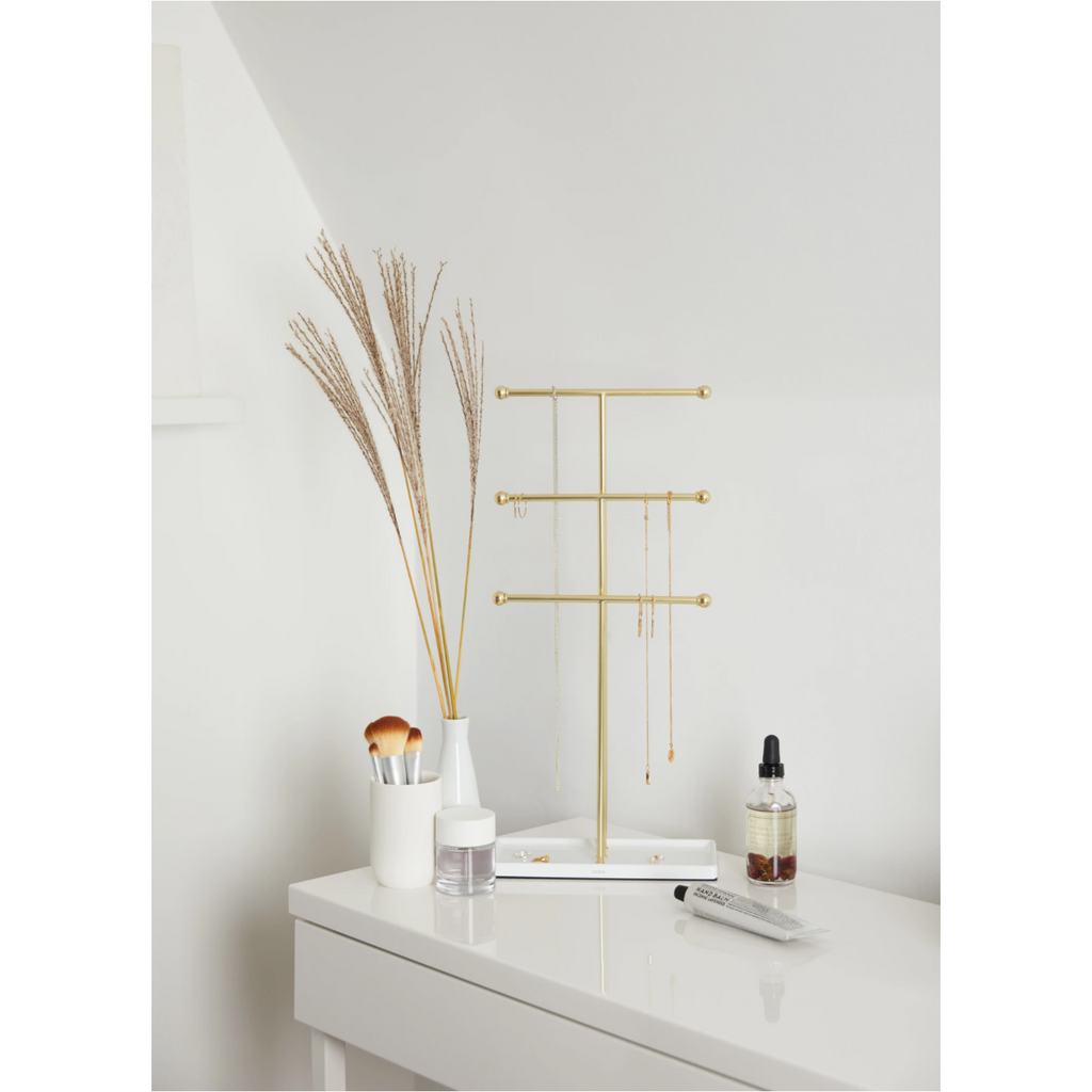 Trigem Jewelry Stand available in 2 finishes