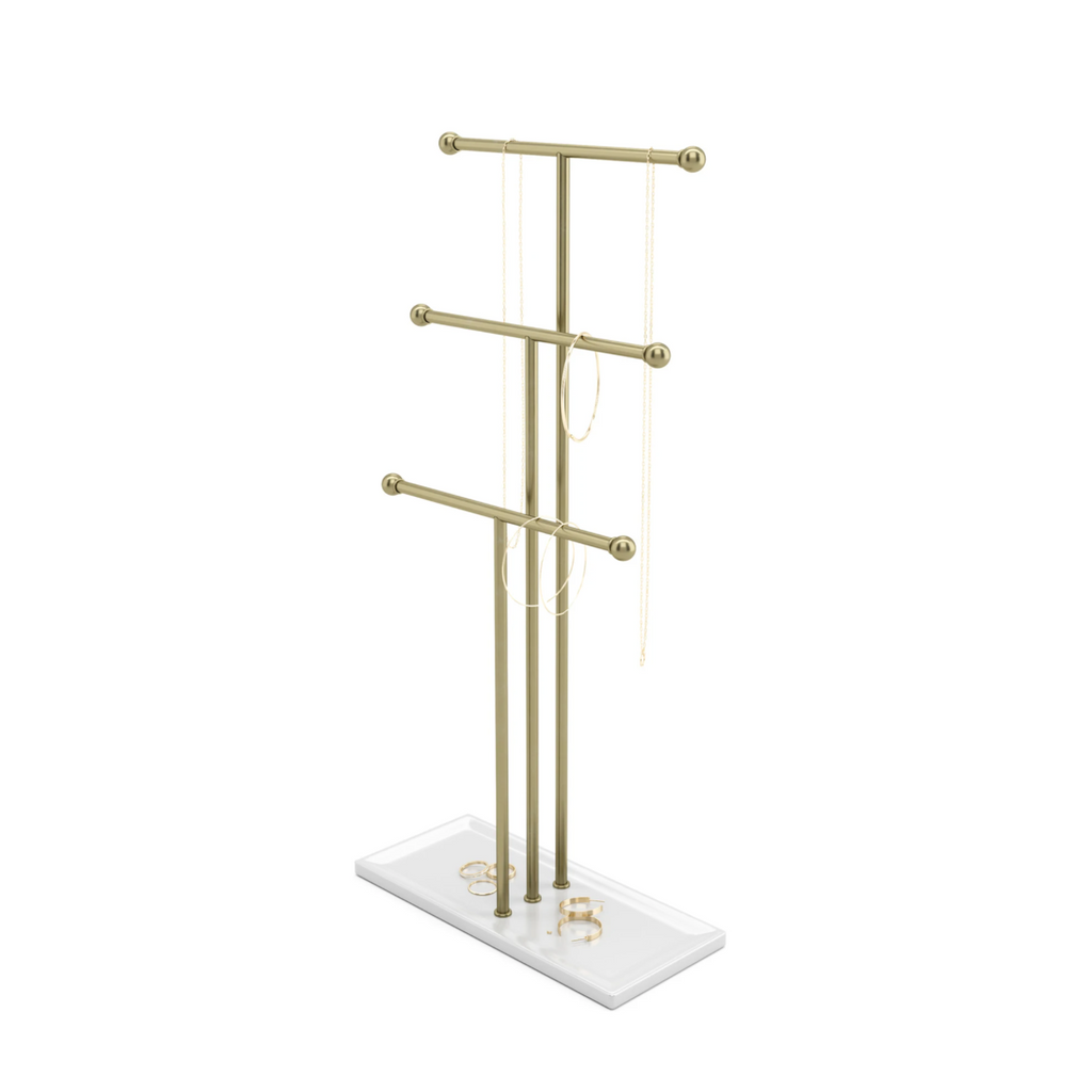 Trigem Jewelry Stand available in 2 finishes