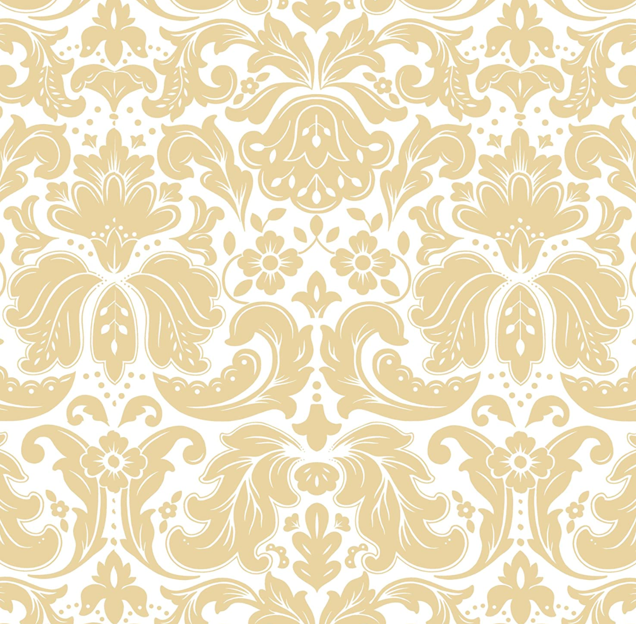 COVER AND PAD PREMIUM BIWEEKLY YELLOW DAMASK