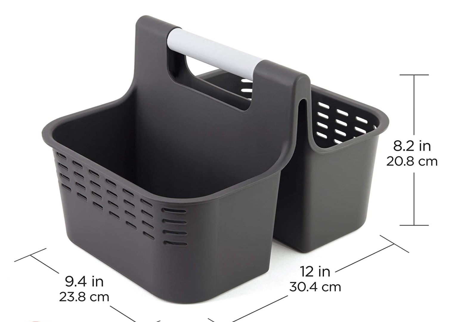 Bath & Cleaning Caddy Charcoal Gray