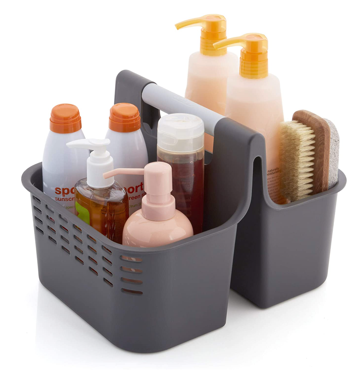 Bath & Cleaning Caddy Charcoal Gray