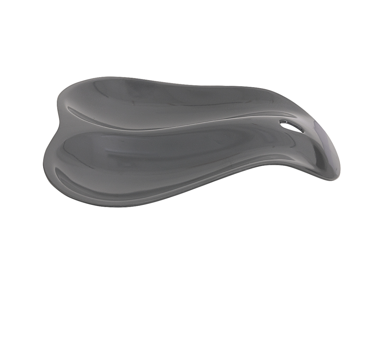 Twin Spoon Rest Gray