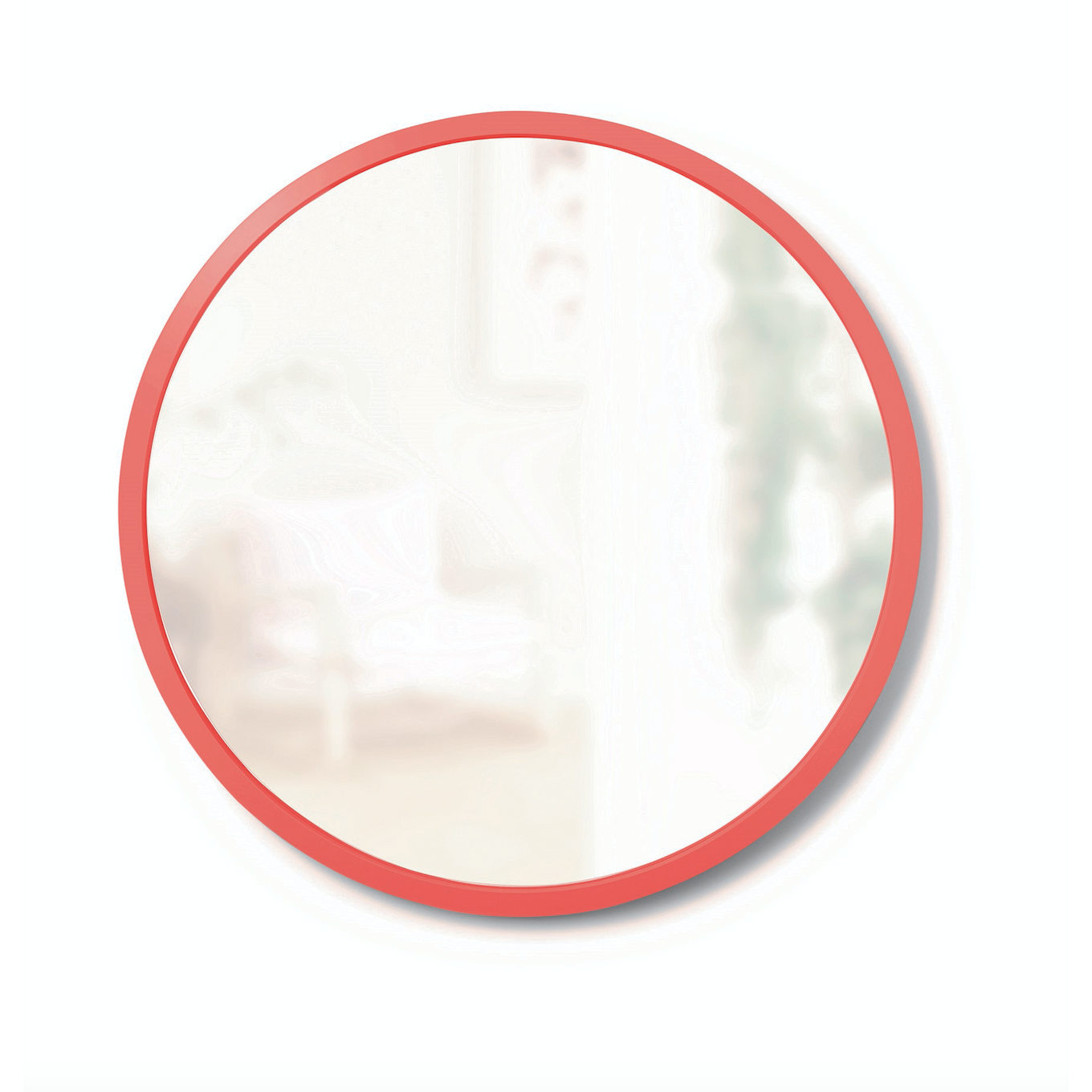 Hub Wall Mirror 18" Coral