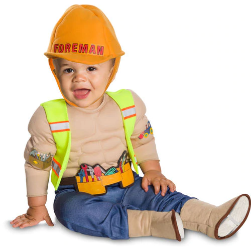 LITTLE CONSTRUCTION WORKER BABY COSTUME