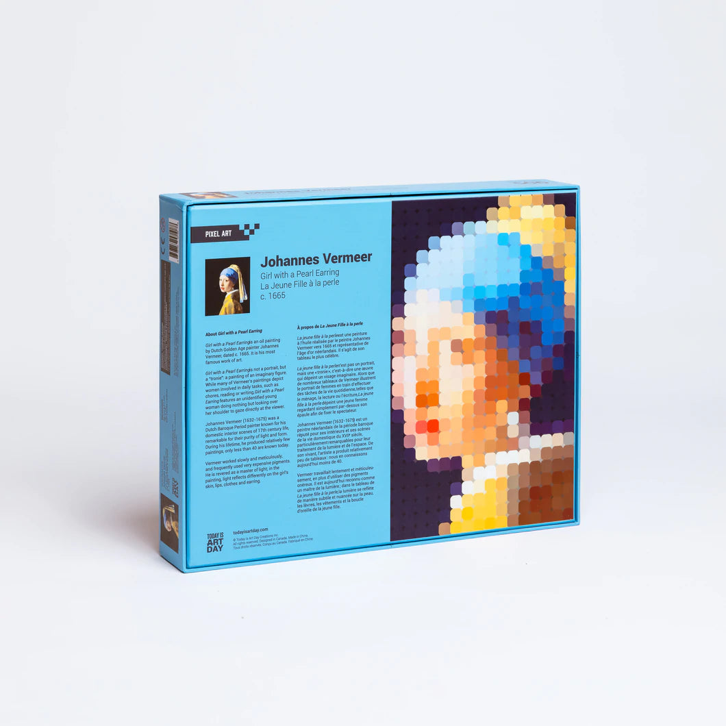 Rompecabeza Johannes Vermeer Pixel Art