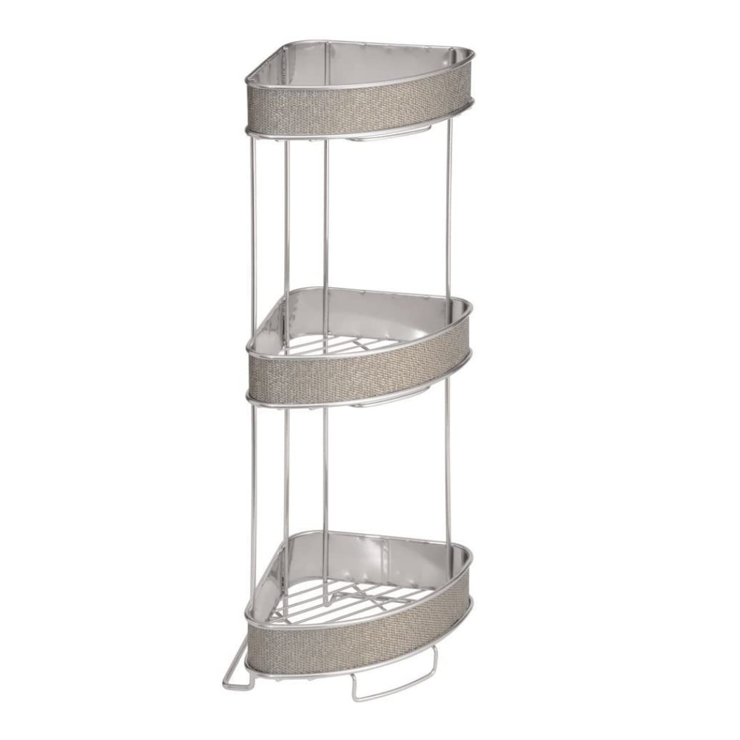 Metallico 3-Tier Corner Shelf