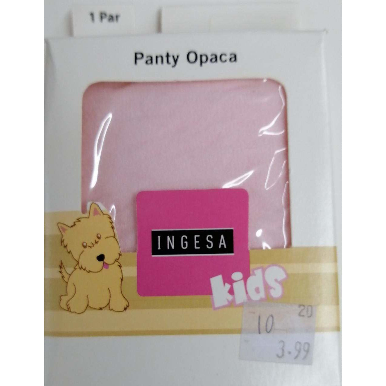 Pantymedia Opaca Rosado