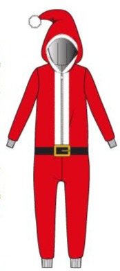 Christmas Onesie Santa claus