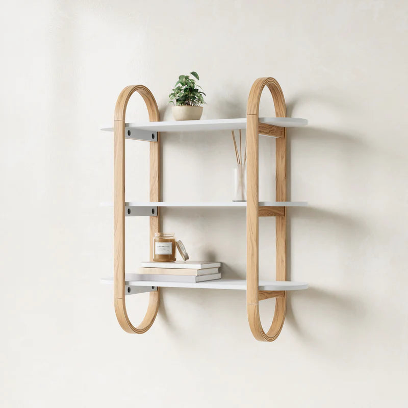 Bellwood Wall Shelf White/Natural