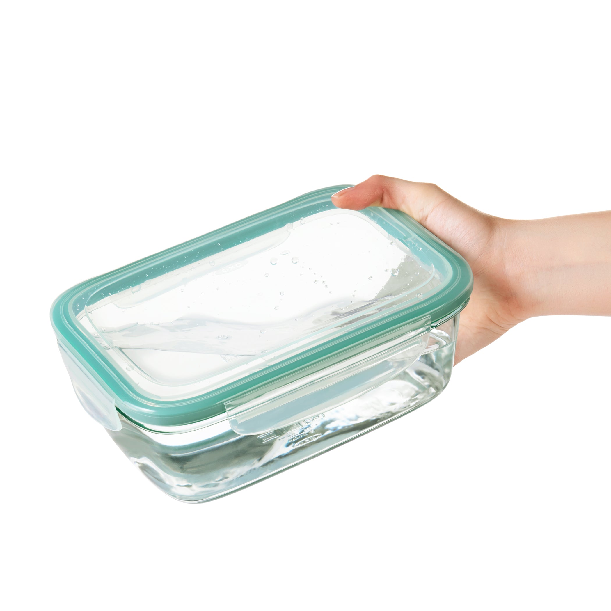 OXO Good Grips 8 Piece Smart Seal Glass Rectangle Container Set