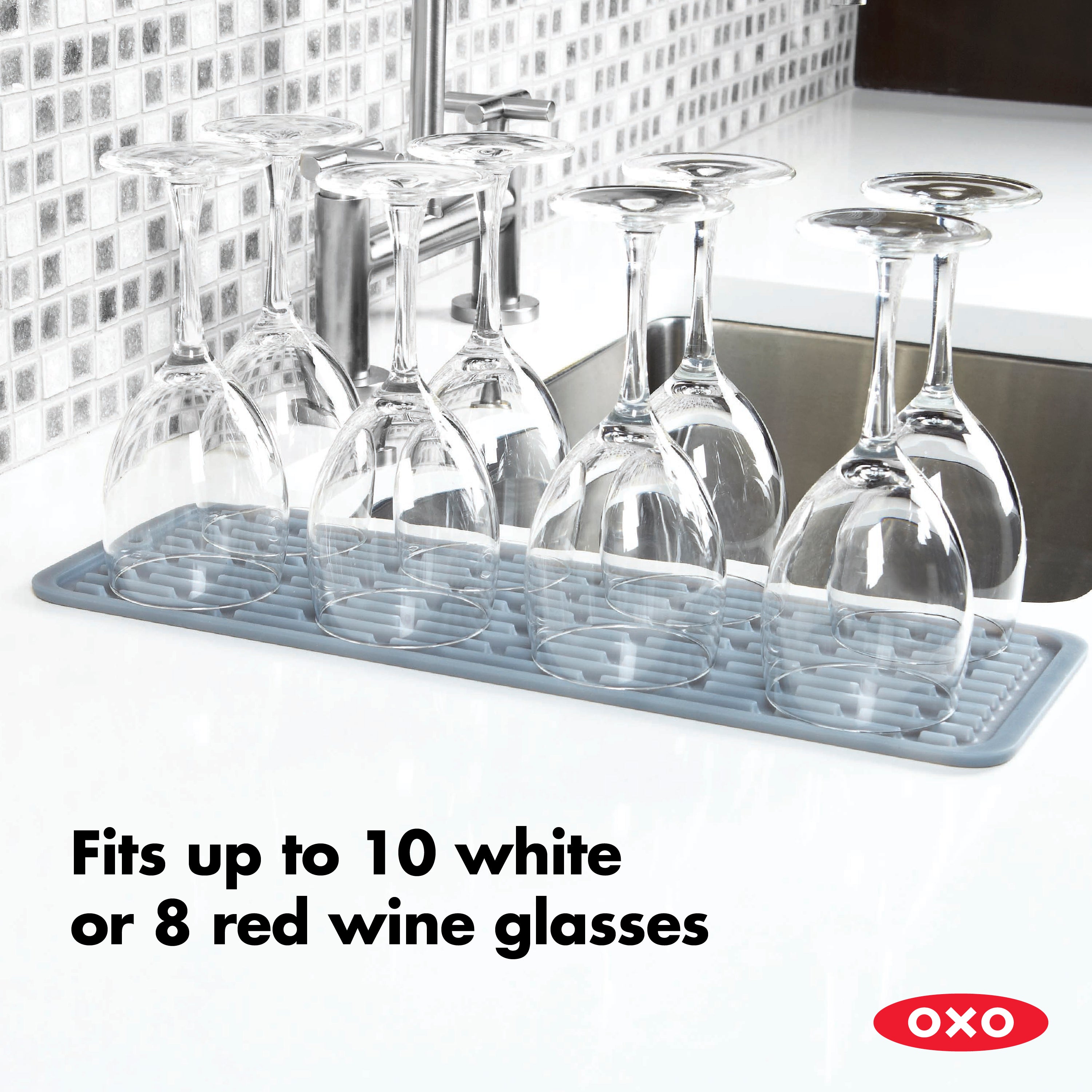 OXO GG SILICONE WINE GLASS DRYING MAT