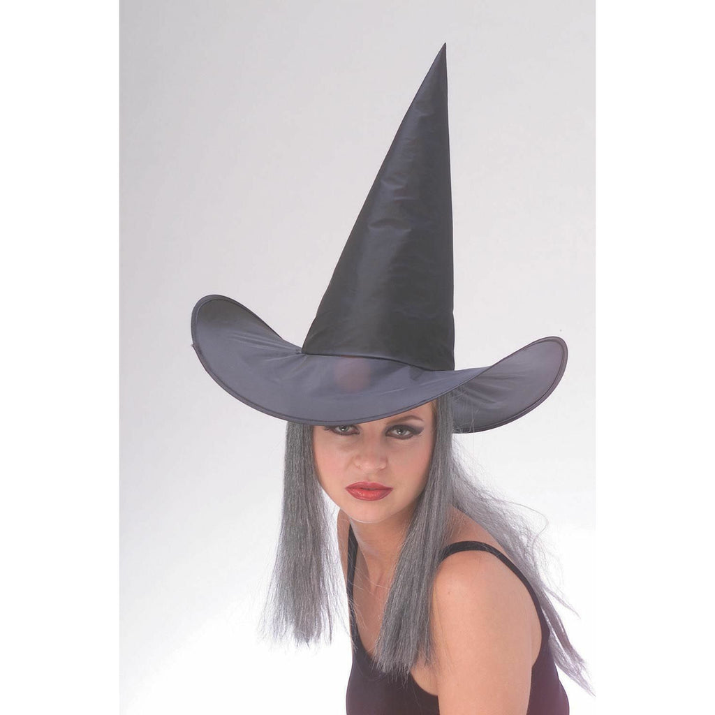 Witch hat with grey hair