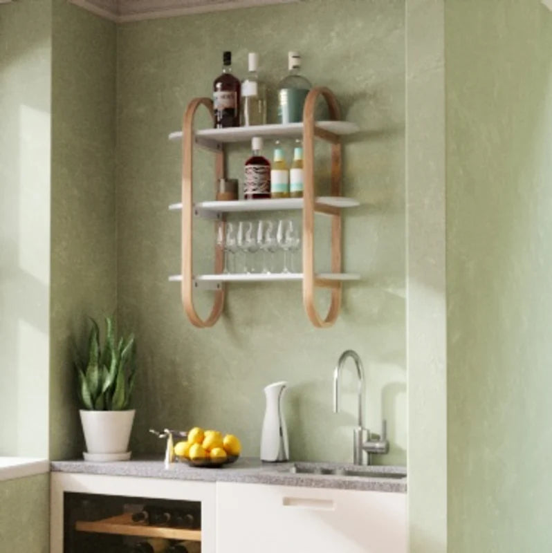 Bellwood Wall Shelf White/Natural