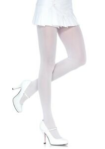 Nylon Tights One Size White