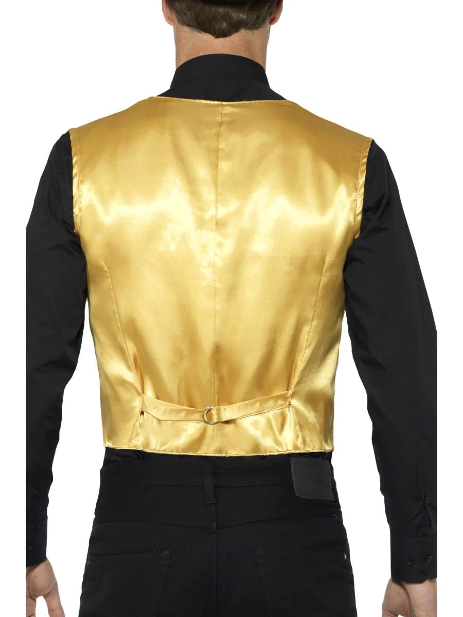 Sequin Waistcoat, Gold