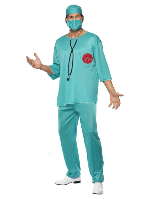 Surgeon Adults Costume Green