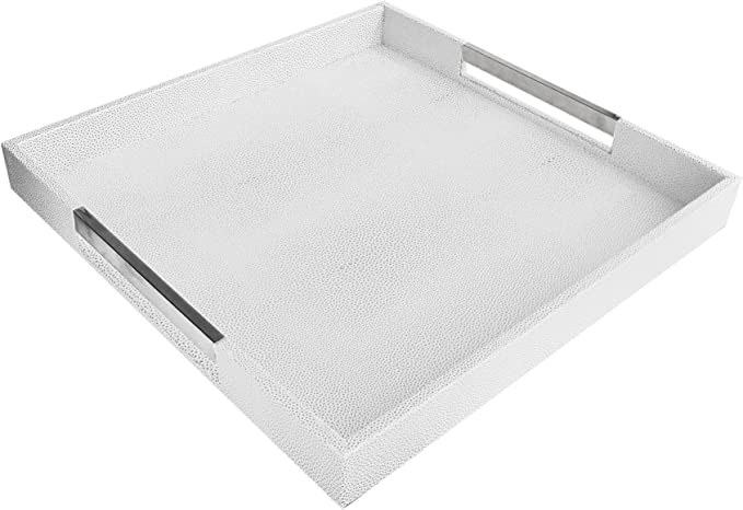 12" Square Tray - White 155g